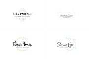 20 Minimal and Elegant Logos | -50%, a Branding & Logo Template by VP Fonts (Thumbnail 6 of 8)