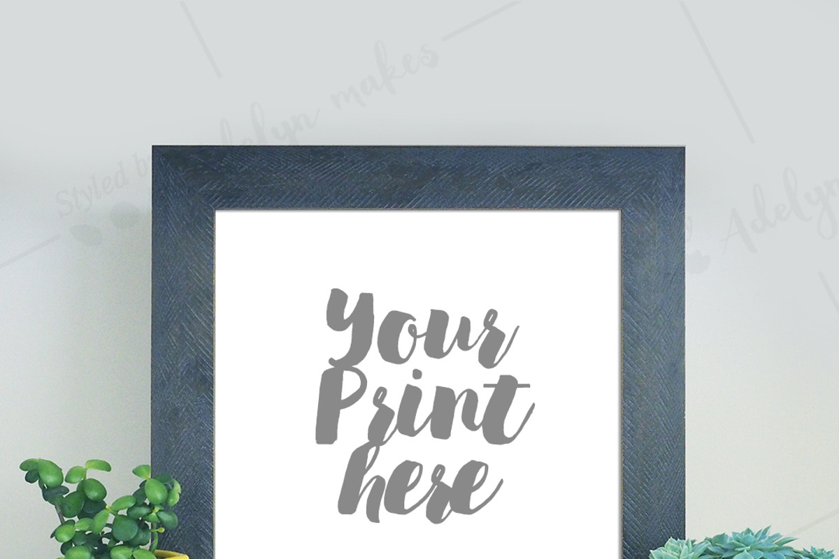 Styled framed mockup square frame 2, a Print Template by Styled by Adelyn makes