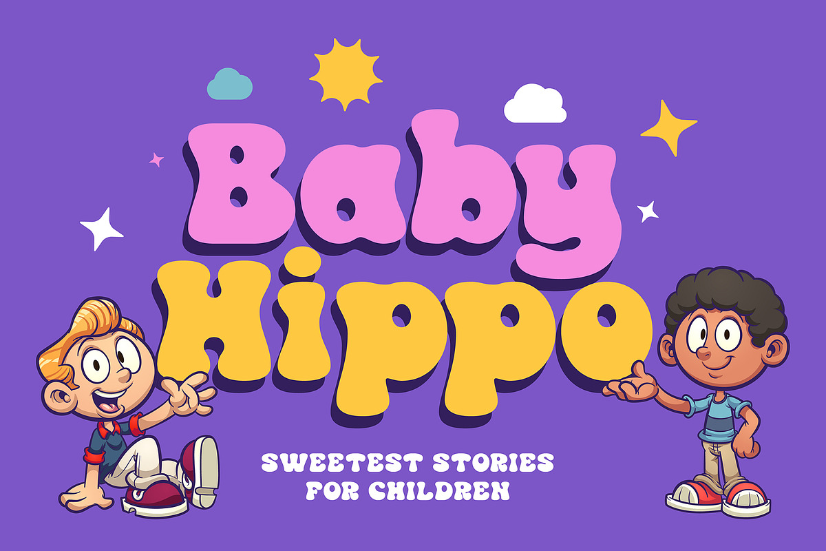 Apple Peach | Playful bubble Font, a Sans Serif Font by roomspace creative lab (Photo 2 of 14)