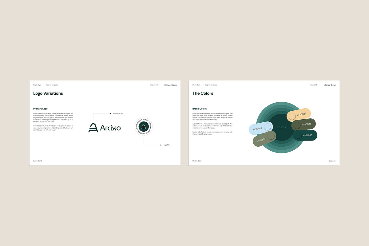 Interior Brand Guidelines Template, a Presentation Template by graphypix (Photo 7 of 7)
