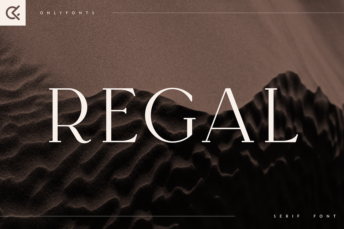 Regal - Elegant Serif Font, a Serif Font by Only Fonts (Photo 1 of 10)