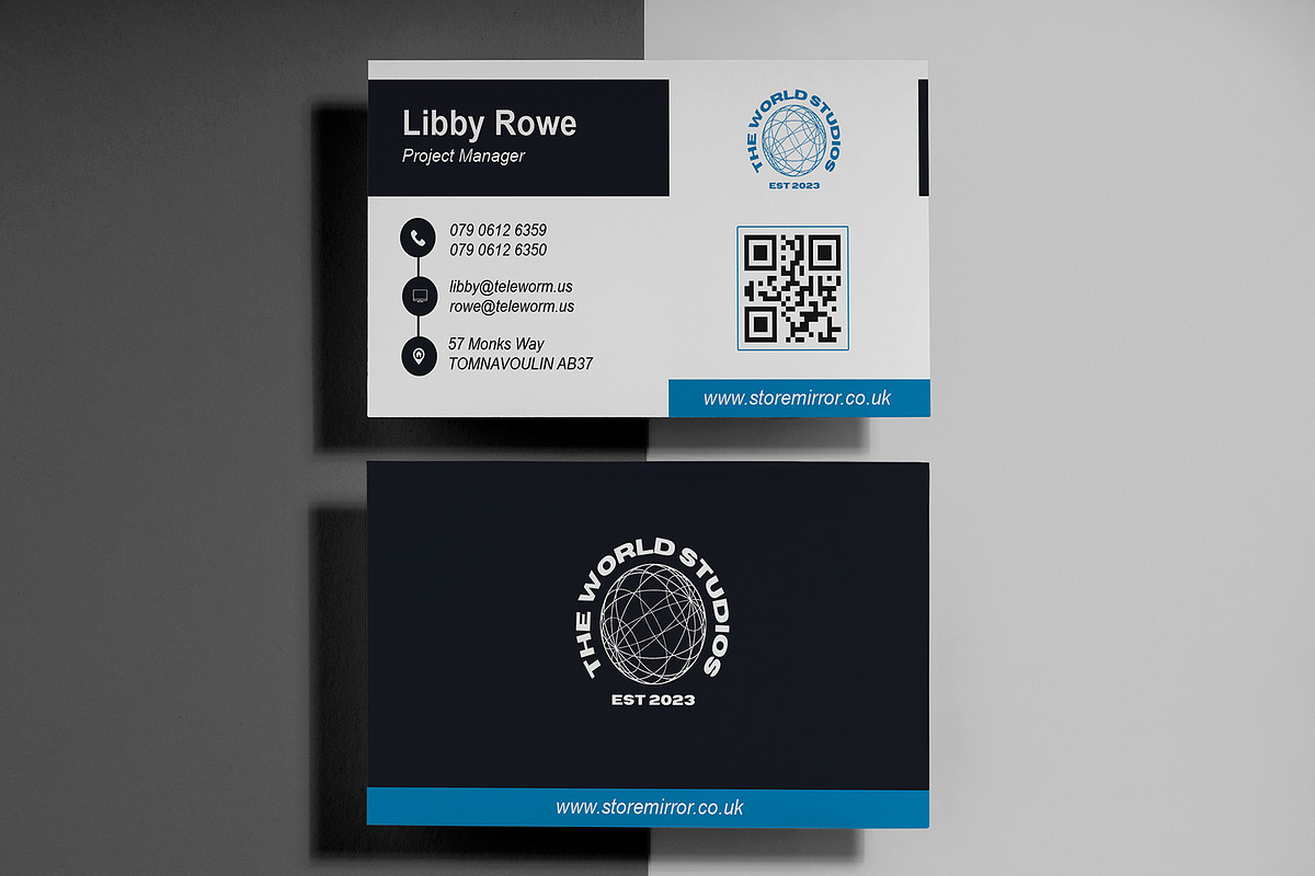 Minimalist Professional Business Card preview 2