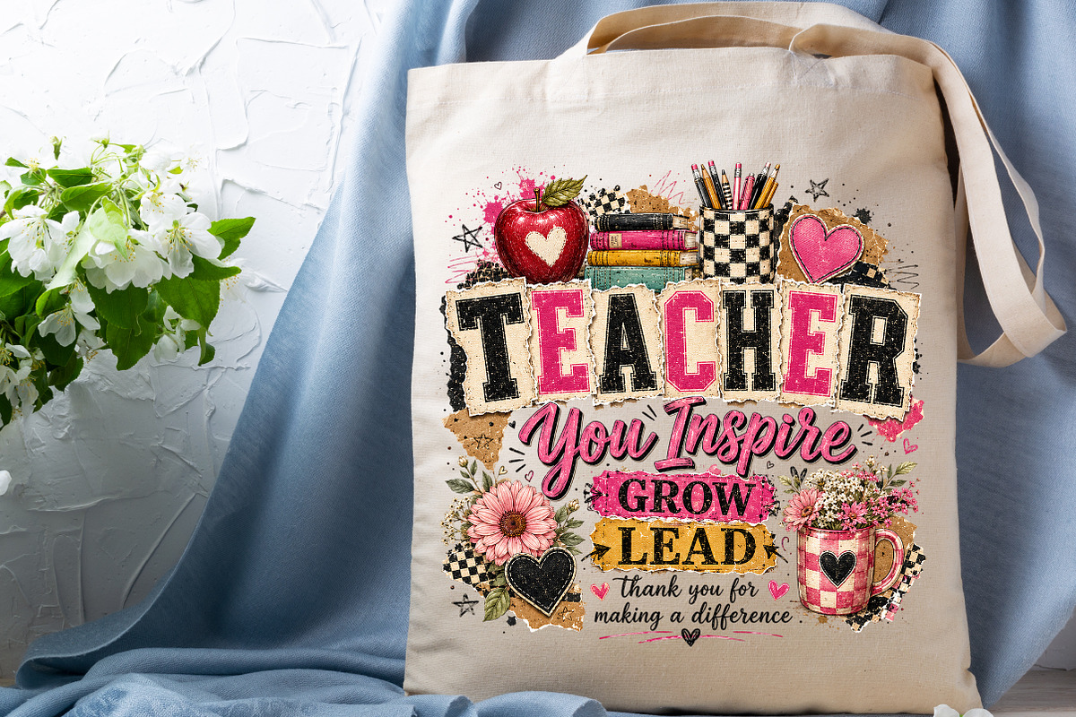 Teacher Appreciation Day Sublimation, a Seasonal Illustration by Layerology (Photo 3 of 4)