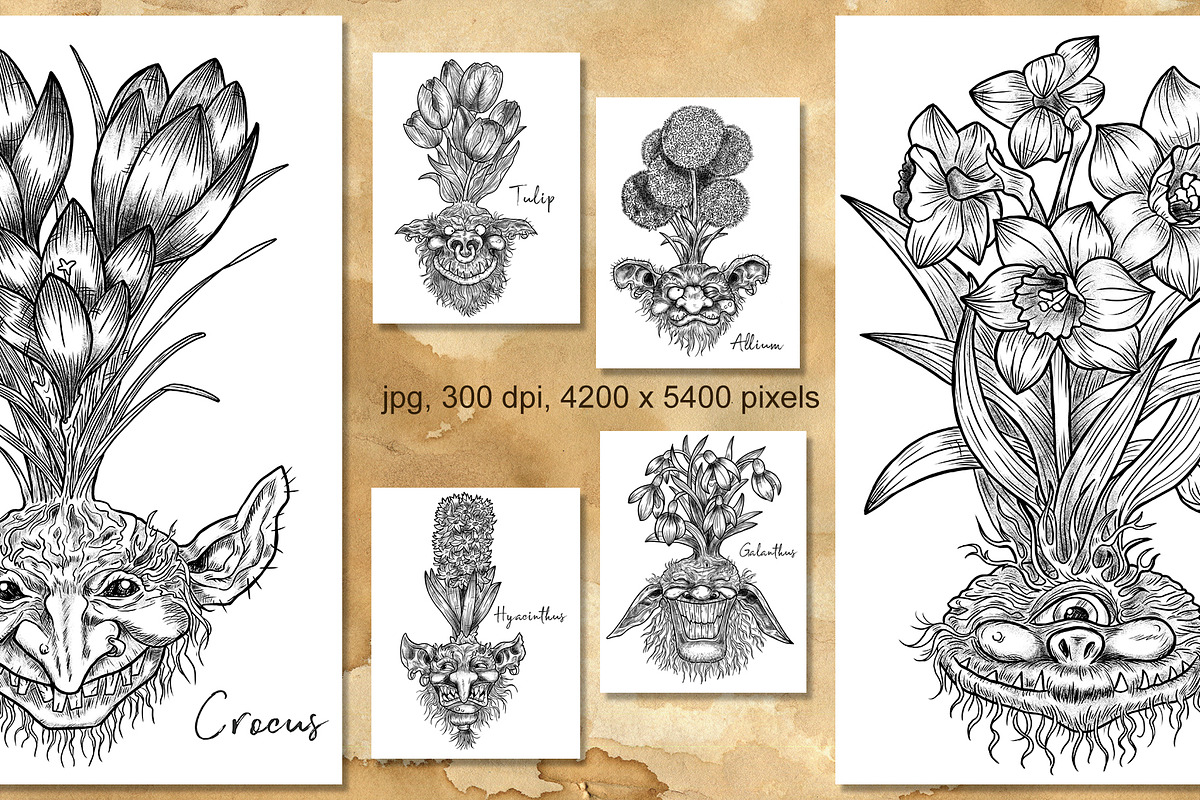 Flower Gnomes, an Object Graphic by Samiramay (Photo 2 of 5)