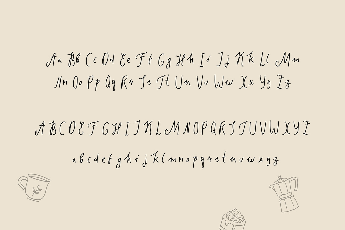 Tea & Secrets. Whimsical Script Font, a Handwritten Font by PaperJamLab (Photo 8 of 14)