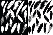 Vector feathers, an Illustration by risovanya (Thumbnail 4 of 4)