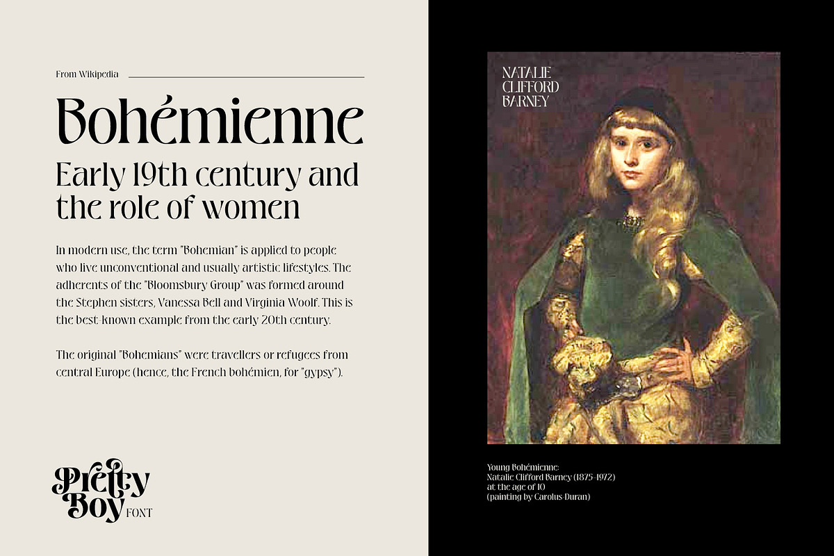 Pretty Boy - Decorative Serif family, a Serif Font by creativemedialab (Photo 9 of 21)
