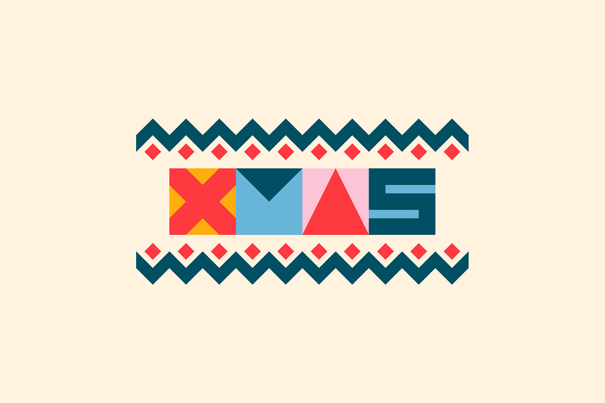 Christmas Holiday Pattern Geometric, a Pattern Graphic by Neo Geo (Photo 7 of 7)
