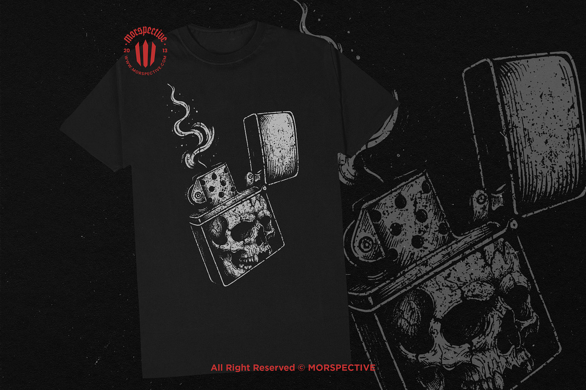 10 Bundle Dark Art Lighter Fire Flam, an Illustration by Morspective (Photo 2 of 7)