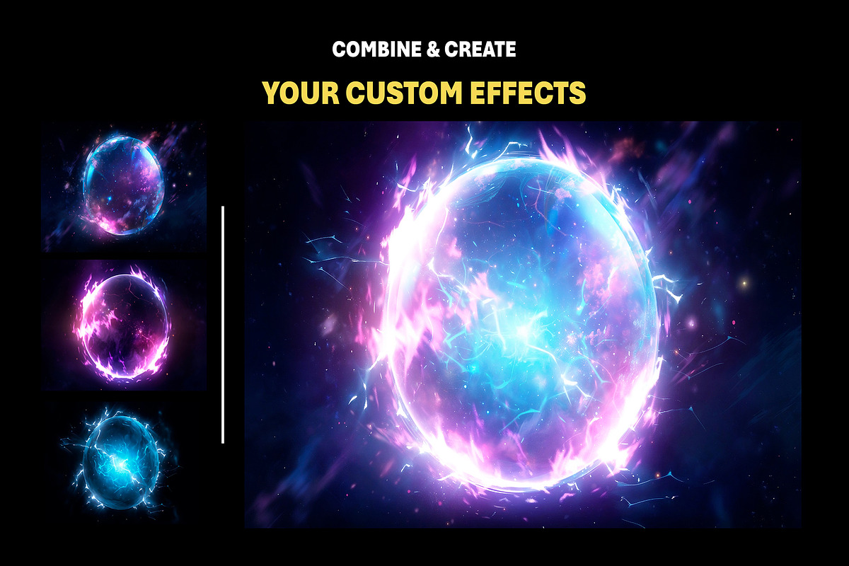 200+ Magic Sphere Overlay Effects, an Object Graphic by Mikel Blazgad (Photo 6 of 11)