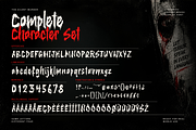 The Silent Murder - Bloody Typeface, a Sans Serif Font by agnyhasyastudio (Thumbnail 11 of 16)