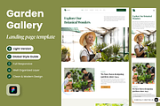 Garden Gallery Landing Page, a Landing Page Template by SLAB! Design (Thumbnail 1 of 5)