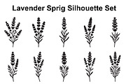 Lavender Botanical Silhouette Set, an Object Graphic by Designs_River (Thumbnail 1 of 3)