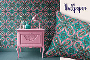 Arabesque seamless vector pattern, a Pattern Graphic by ilustrinna (Thumbnail 3 of 8)