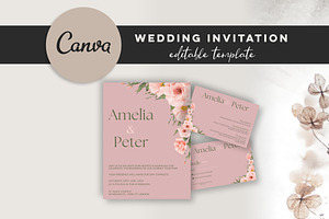Modern Wedding Invitation, an Invitation Template by Design House