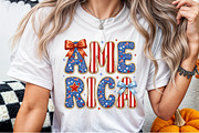 Preppy America PNG, Coquette, a Seasonal Illustration by Sublimation Artist (Thumbnail 6 of 9)