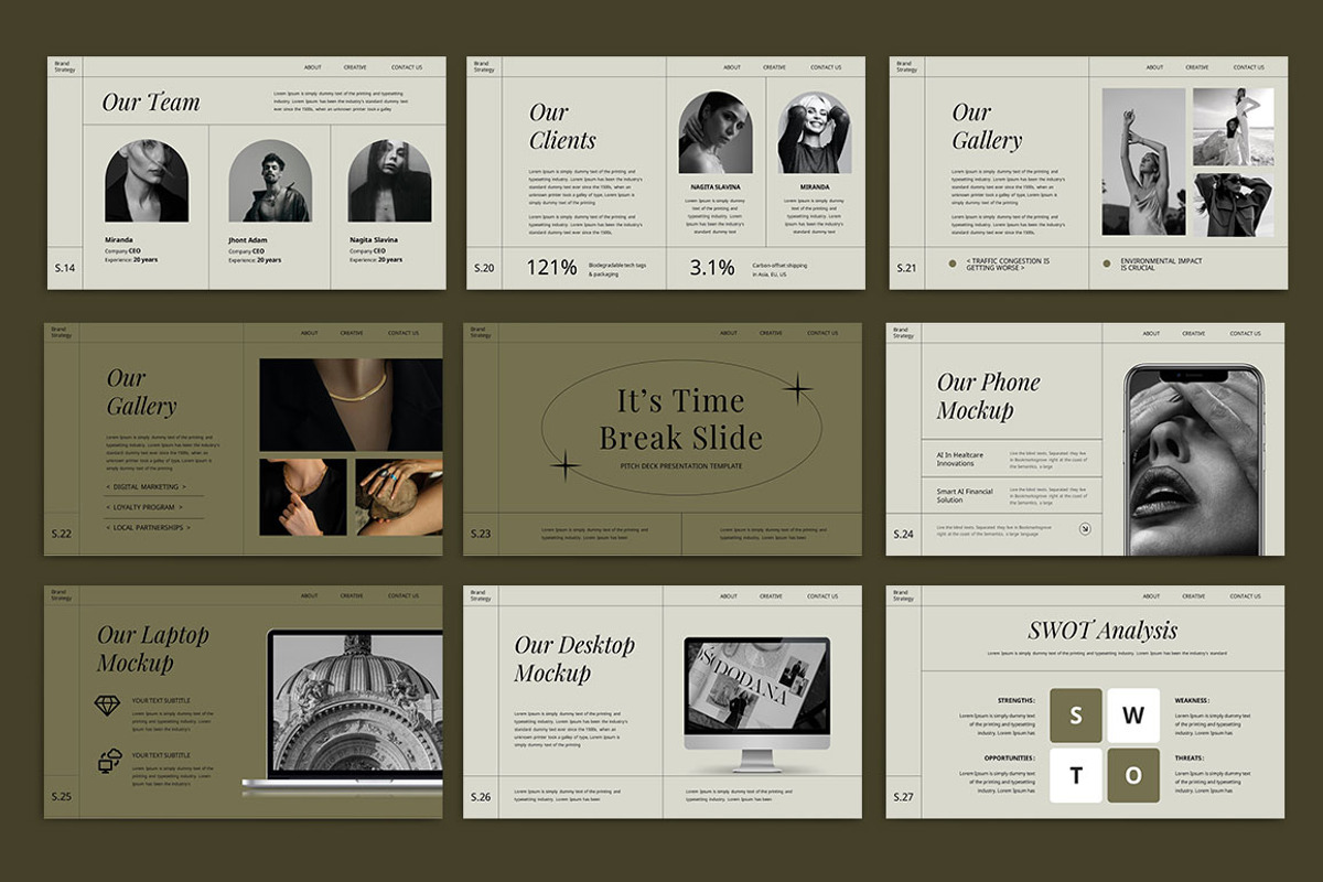 Brand Strategy Key-GSL Template, a Presentation Template by yanindesign (Photo 4 of 5)