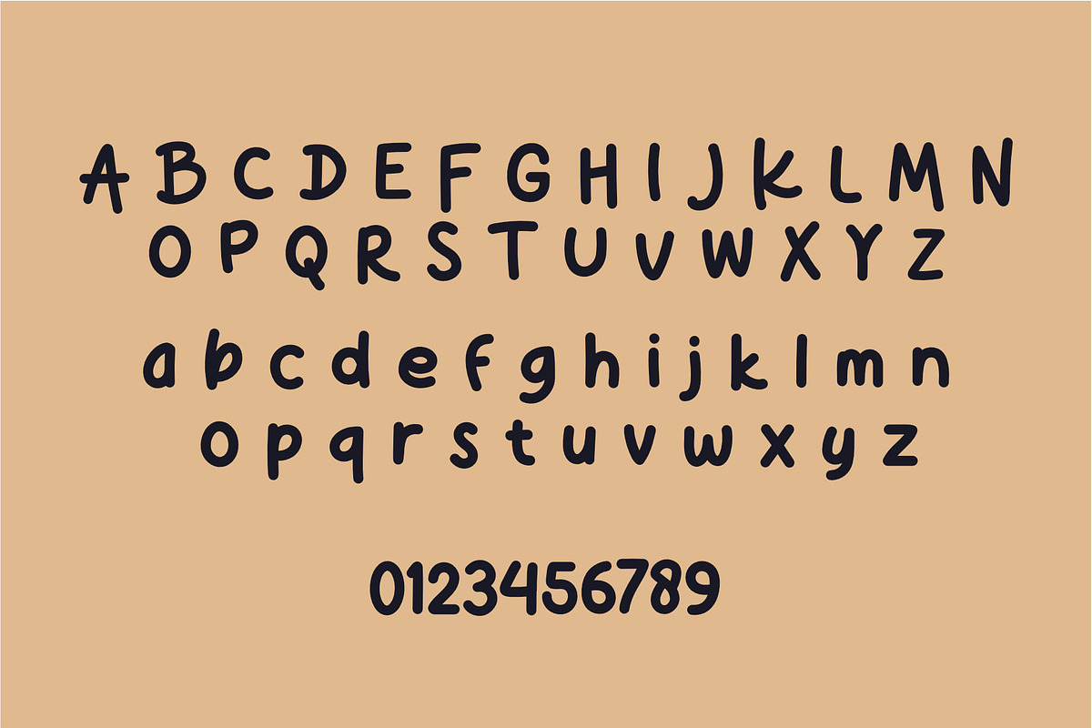 Gemeli - sticky playful font, a Handwritten Font by WAP (Photo 4 of 5)