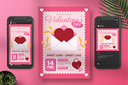 Pink Valentine Flyer, a Flyer Template by Annora Studio (Thumbnail 6 of 6)