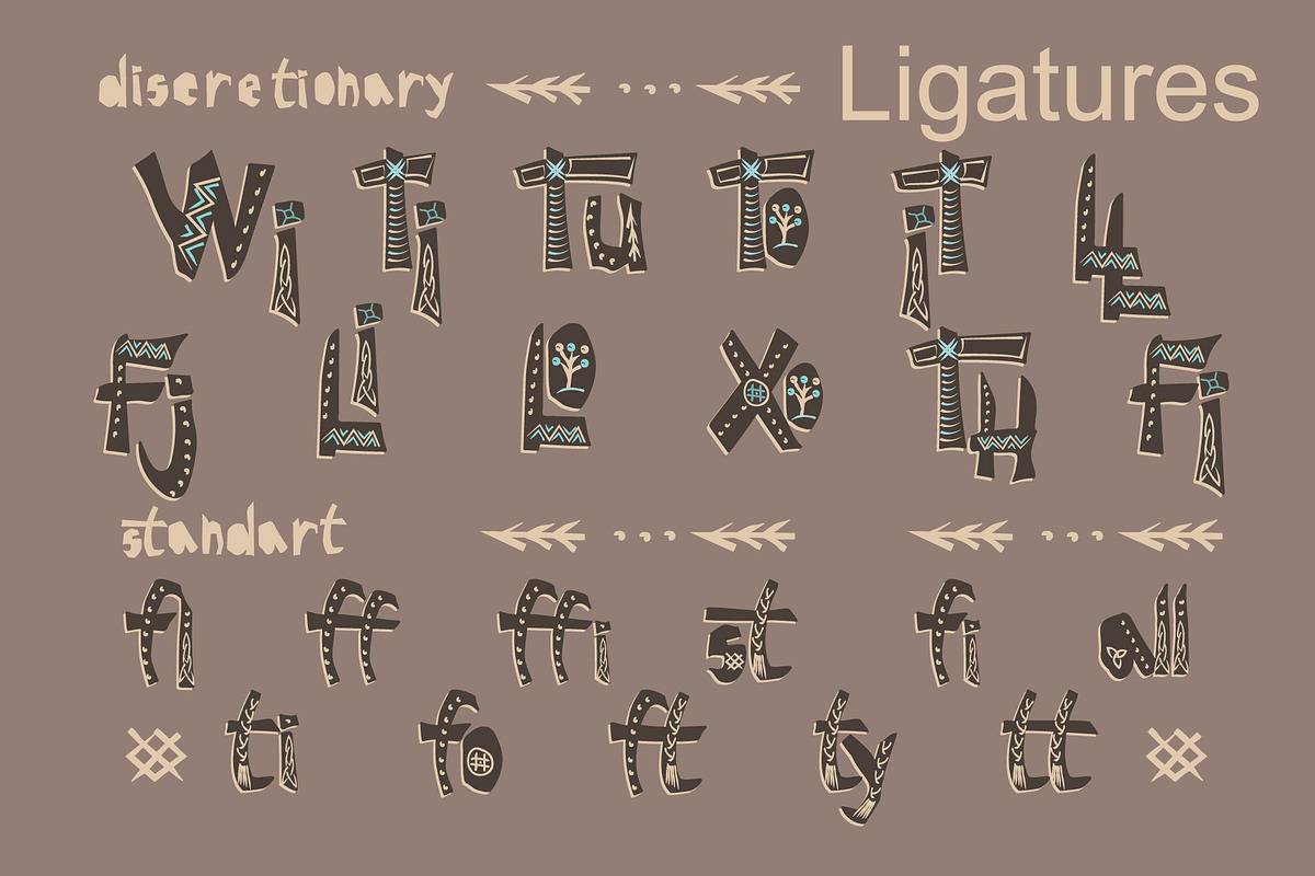 BRAVE VIKING COLOR Font, a Script Font by Zimages (Photo 6 of 8)