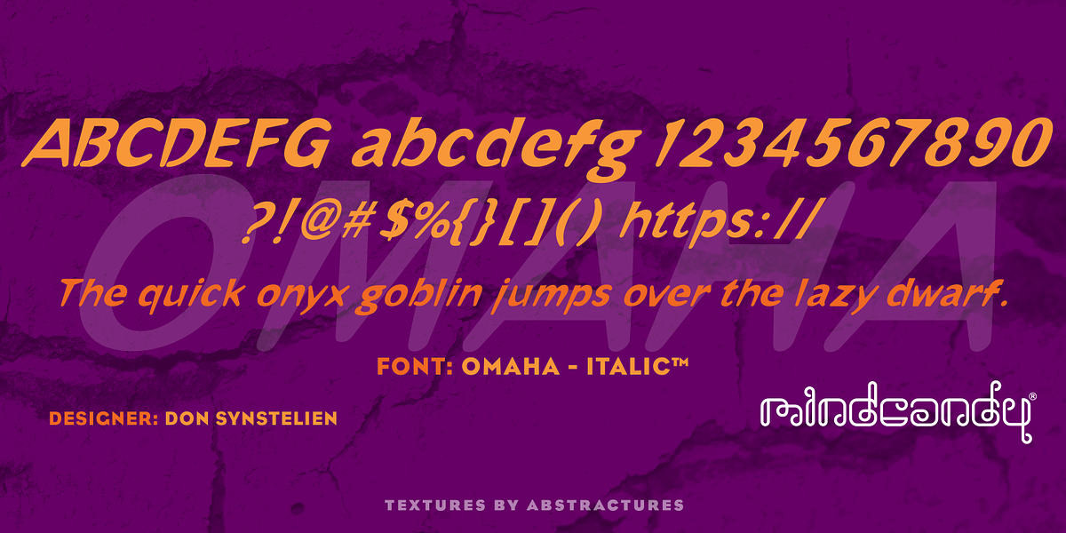 Omaha™, a Sans Serif Font by MINDCANDY (Photo 2 of 6)