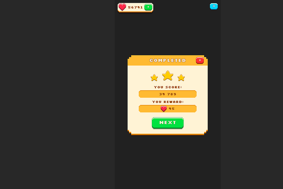 Pixel Game UI pack, an Object Graphic by KartInnka (Photo 13 of 13)