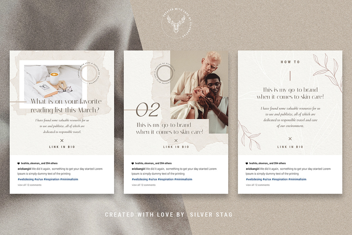 Elodie - 60 Animated Posts & Stories, a Social Media Template by SilverStag Type Foundry (Photo 27 of 48)