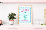 Summer Ice Cream Hand Drawn Line Art, an Illustration by Dream Creation (Thumbnail 5 of 7)