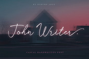 John Writer font, a Handwritten Font by Darumo Shop (Thumbnail 1 of 8)