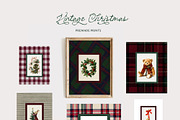 Vintage Tartan Christmas, a Background Graphic by Lana Elanor (Thumbnail 4 of 12)