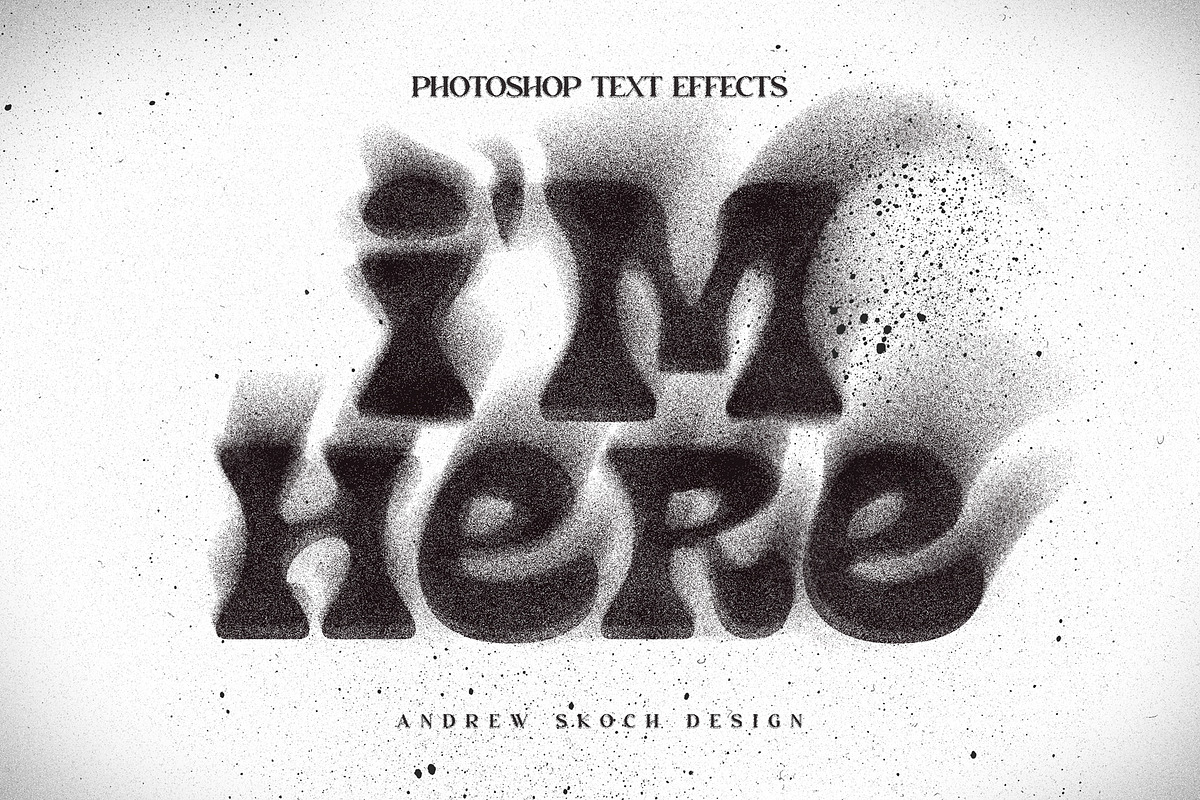 Spray Text Effect, a Layer Style Add-On by Andrew Skoch Design (Photo 6 of 9)