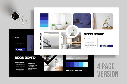 Minimalist Branding Mood Board, an UI Kit Template by MightyDesign