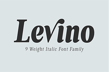 Levino Font Family