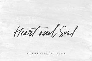 Heart + Soul | Handwritten Font
