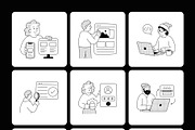60 Web Development Illustrations, a Technology Illustration by Prosymbols (Thumbnail 9 of 11)