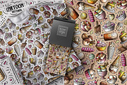 7 Ice Cream Seamless Patterns, a Pattern Graphic by BALABOLKA (Thumbnail 8 of 8)