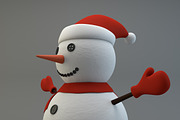 Cartoon Snowman, a Characters & Person 3D Model by XYZ Space (Thumbnail 5 of 7)