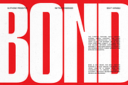 GC Bond - Inktrap Condensed, a Sans Serif Font by Glyphonic (Thumbnail 1 of 15)