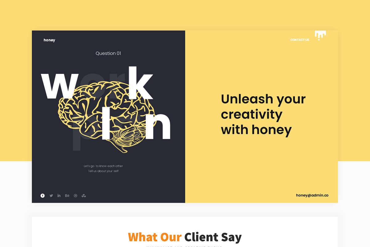 Honey - Powerpoint Template, a Presentation Template by Mikokit (Photo 9 of 18)