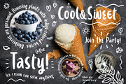 Ice-cream&Berries Font, a Sans Serif Font by Nina's Illustration Shop (Thumbnail 4 of 5)