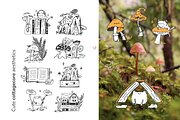 Whimsical Reading: Doodle & Cliparts, a Decorative Illustration by Heartwarming Art (Thumbnail 6 of 9)