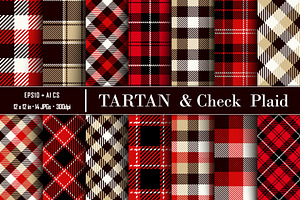Seamless Tartan Check  Plaid
