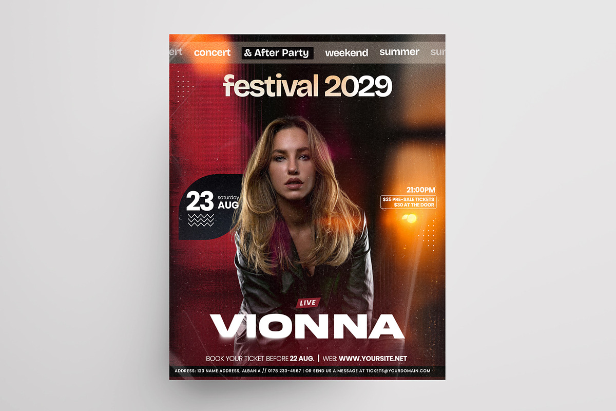 8 Event Instagram Flyers Templates, a Social Media Template by PixelsDesign (Photo 5 of 10)