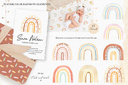 Watercolor rainbow abstract cute, an Illustration by AnnaTkachi (Thumbnail 2 of 8)