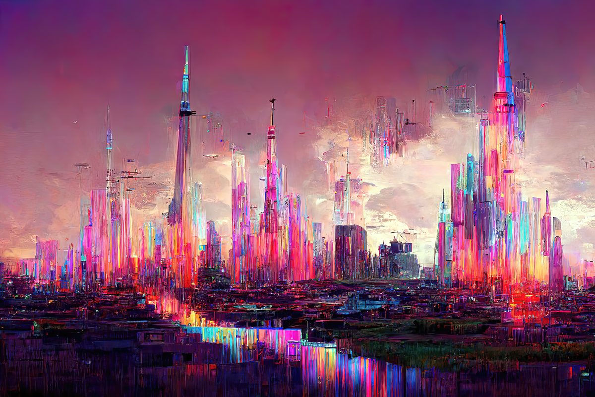 Glitch City Landscapes, an Illustration by OneOrEight (Photo 10 of 20)
