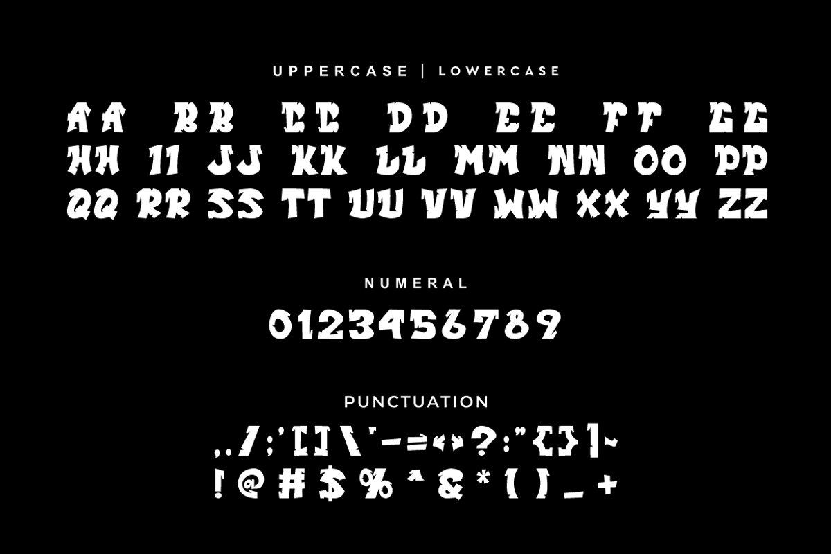 Punk Bromix - Music Font, a Sans Serif Font by Iqsiart Studio (Photo 3 of 6)