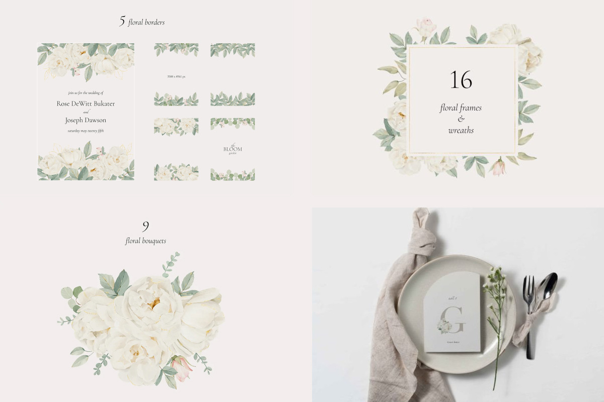 Bundle: 85% OFF Floral Watercolor, an Object Illustration by bloomscape (Photo 7 of 7)