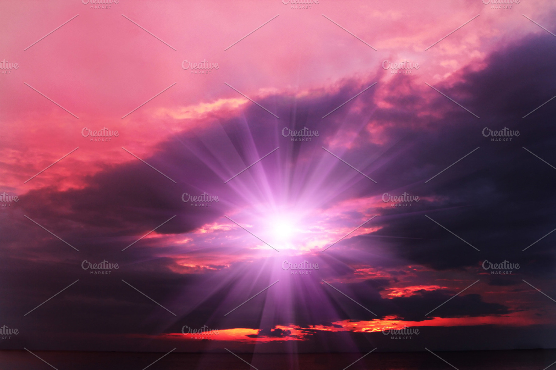 Beautiful sunset, a Photo by saiko3p