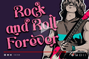 Rocker Sunday, a Sans Serif Font by Letterara (Thumbnail 5 of 13)