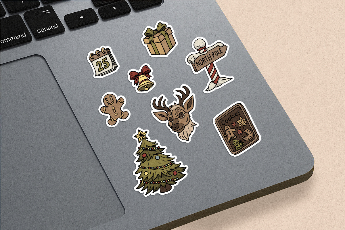 Classic Christmas Essentials Vector, an Illustration by MEANDSTUDIO (Photo 7 of 8)
